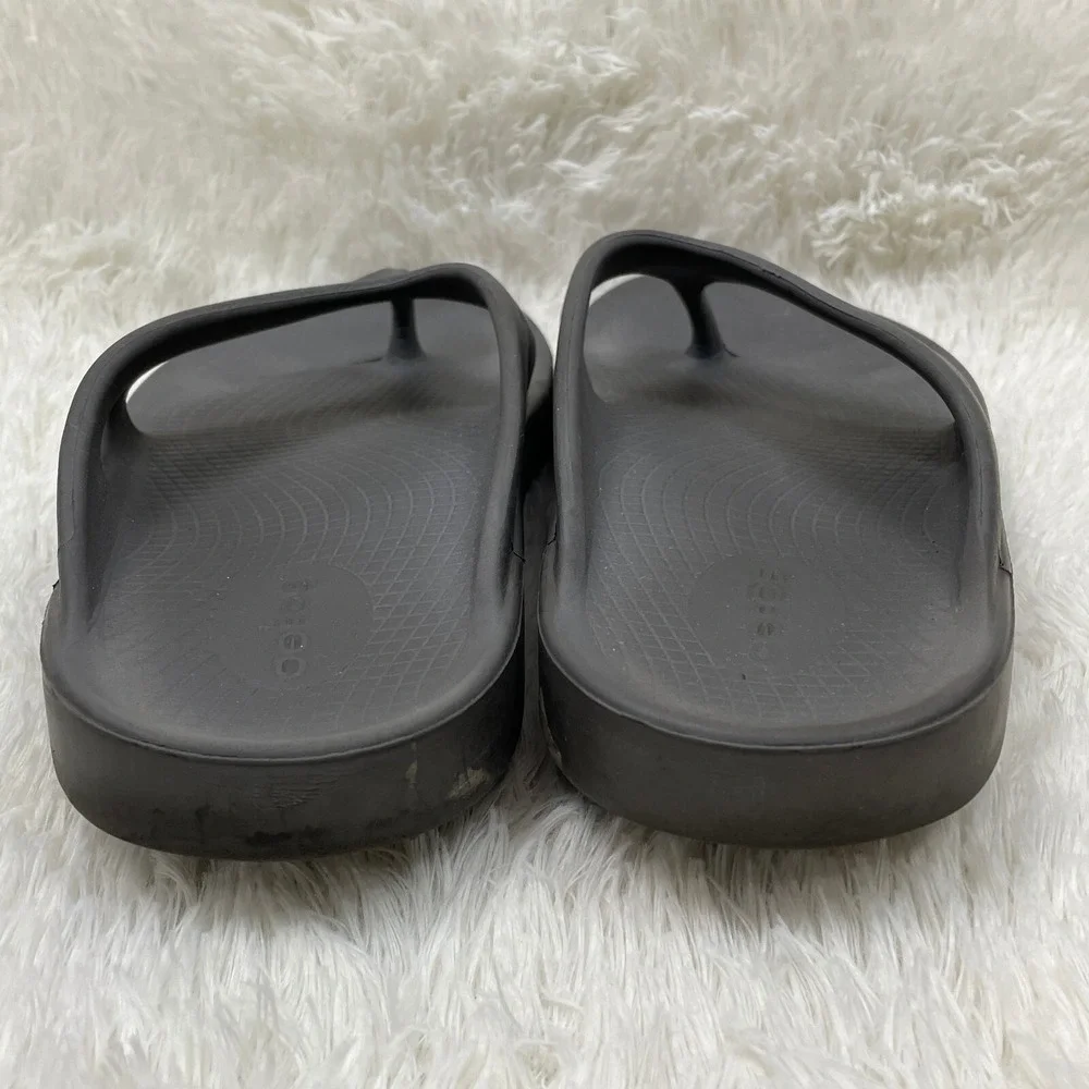 OOFOS Original Recovery Sandal‎ Thong Flip Flops Slip On Womens 11 Mens 9 Black